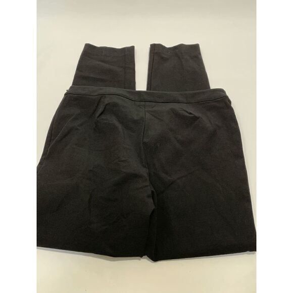 Alfani Women's Mid Rise Slim Fit Dark Black Slacks Pants Size 12 - Picture 2 of 5